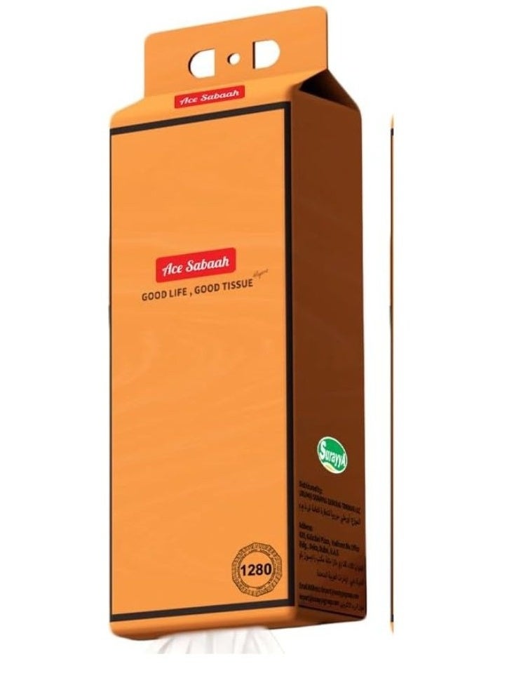 Ace Sabaah Wall Mounted Tissue Paper 1280 Sheets Good Life Good Tissue